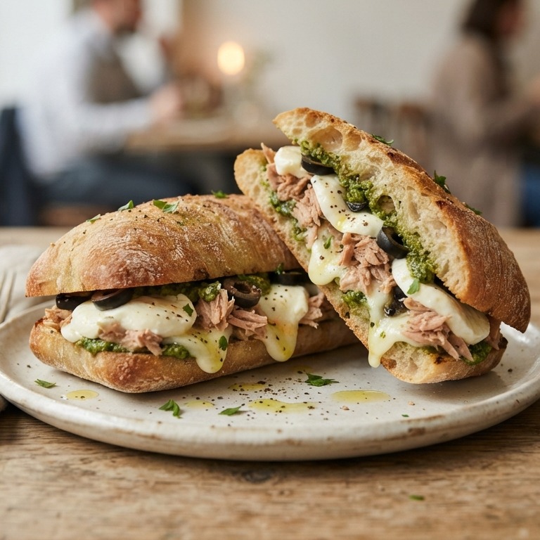 Ciabatta met tonijn recept