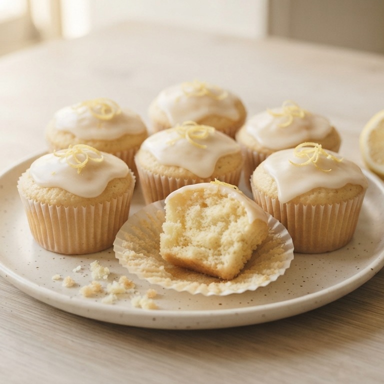 Citroen cupcakes recept