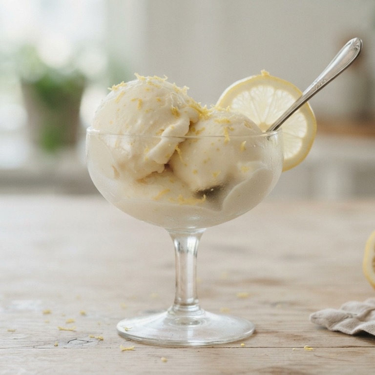 Citroen yoghurtijs recept