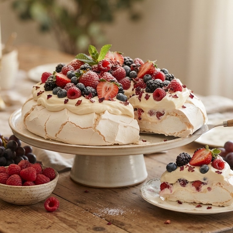 Citroenmeringue met mascarponecreme en vers fruit recept