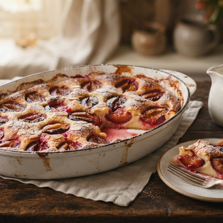 Clafoutis met pruimen recept