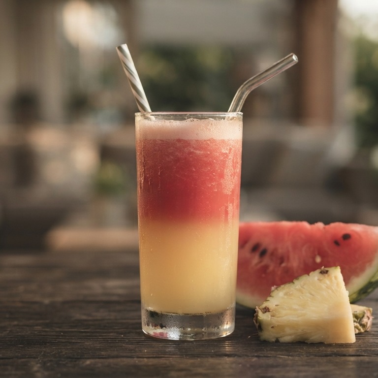 Cocktail zoete ondergang met hulp sapcentrifuge recept