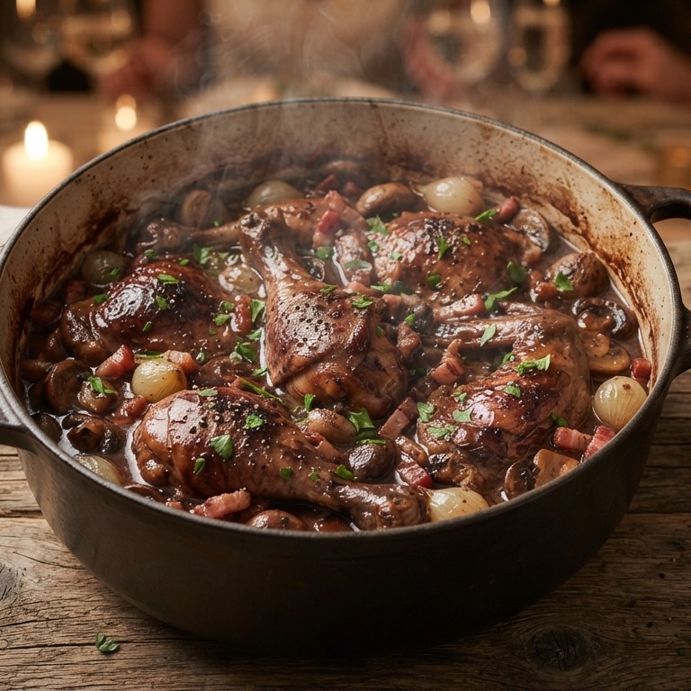 Coq au vin recept