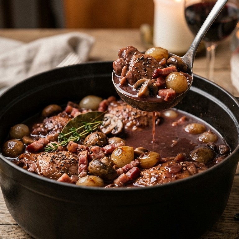 Coq au vin recept
