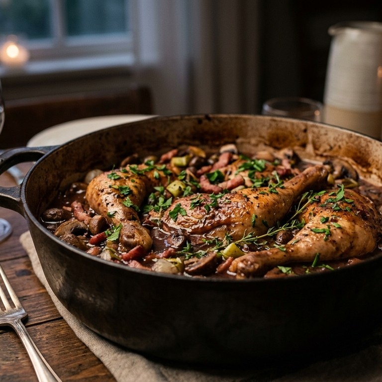 Coq au vin van Harm recept