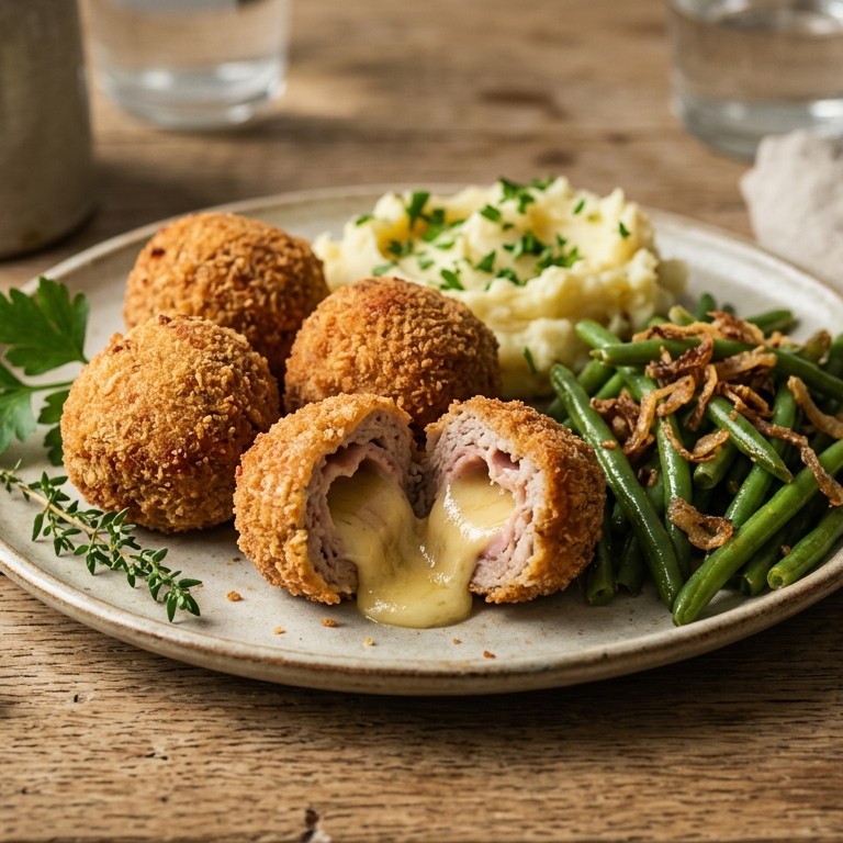 Cordon-bleu-gehaktballen recept