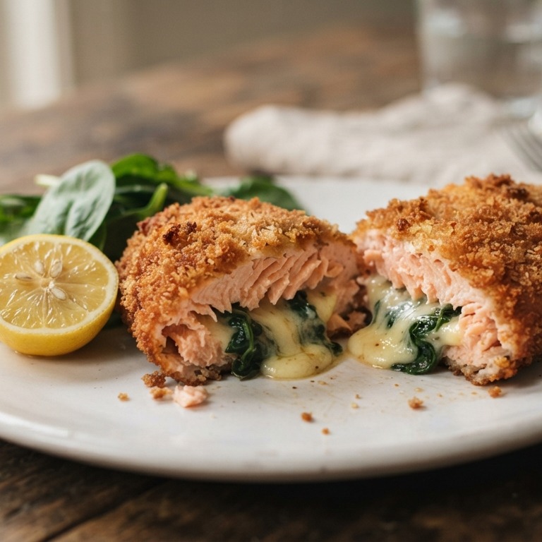 Cordon bleu van zalmfilet recept