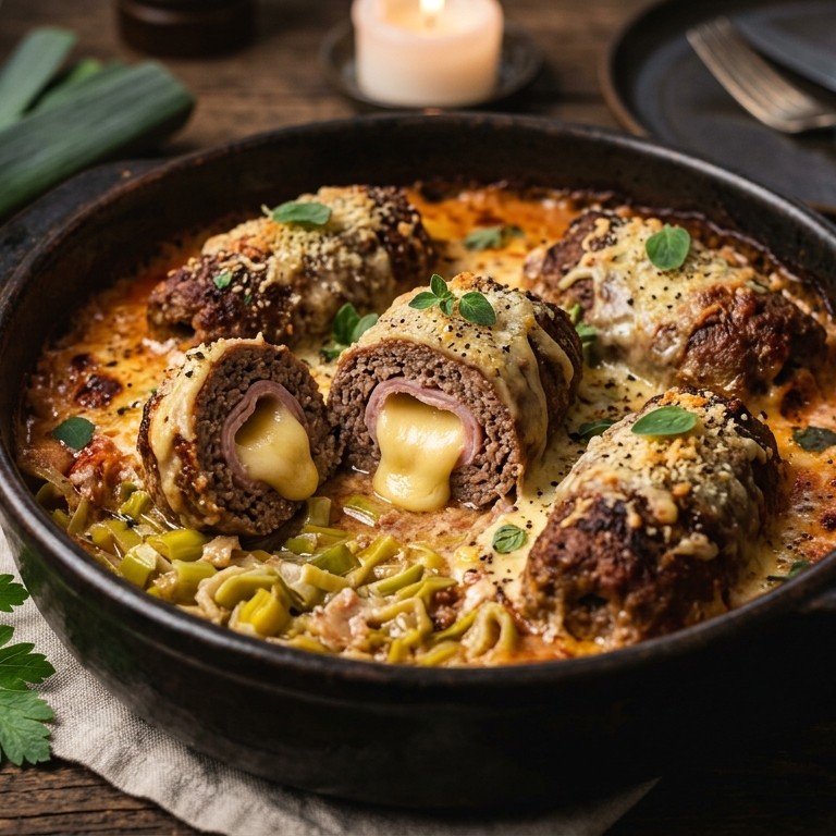 Cordonbleu gehaktrolletjes recept