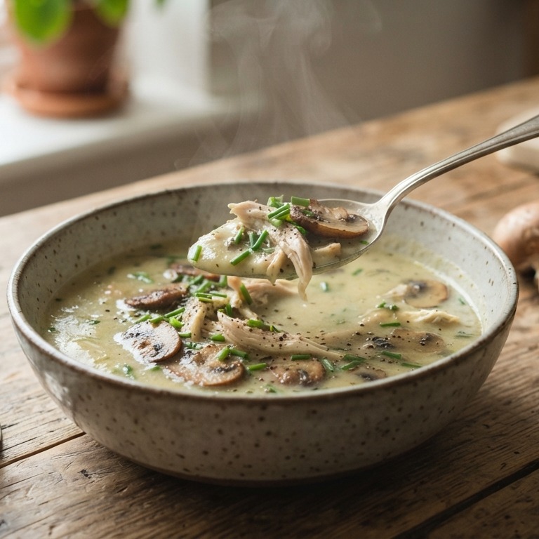 Courgette-champignonsoep recept