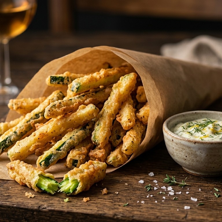 Courgette frietjes recept