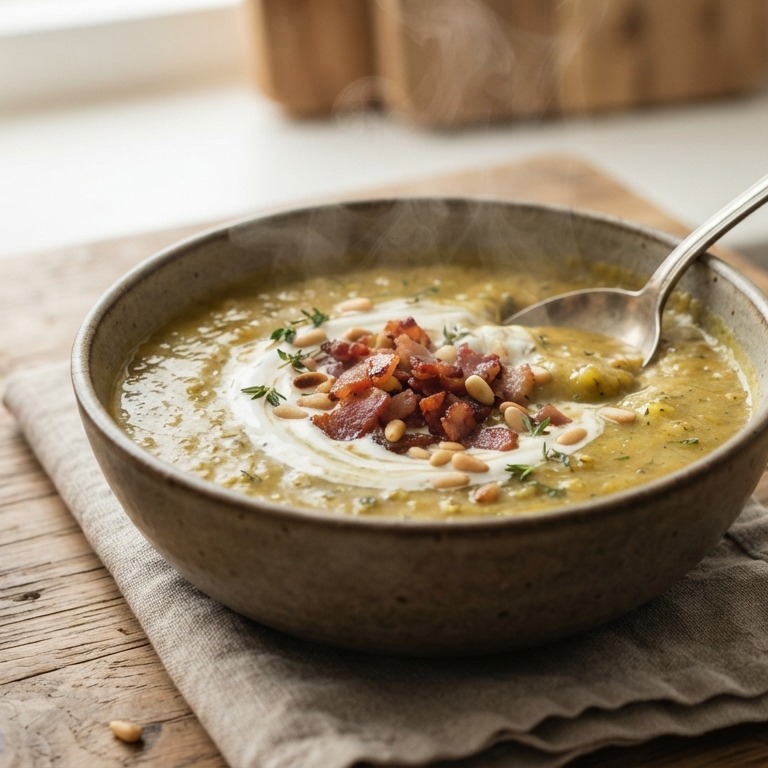 Courgette-kerriesoep recept