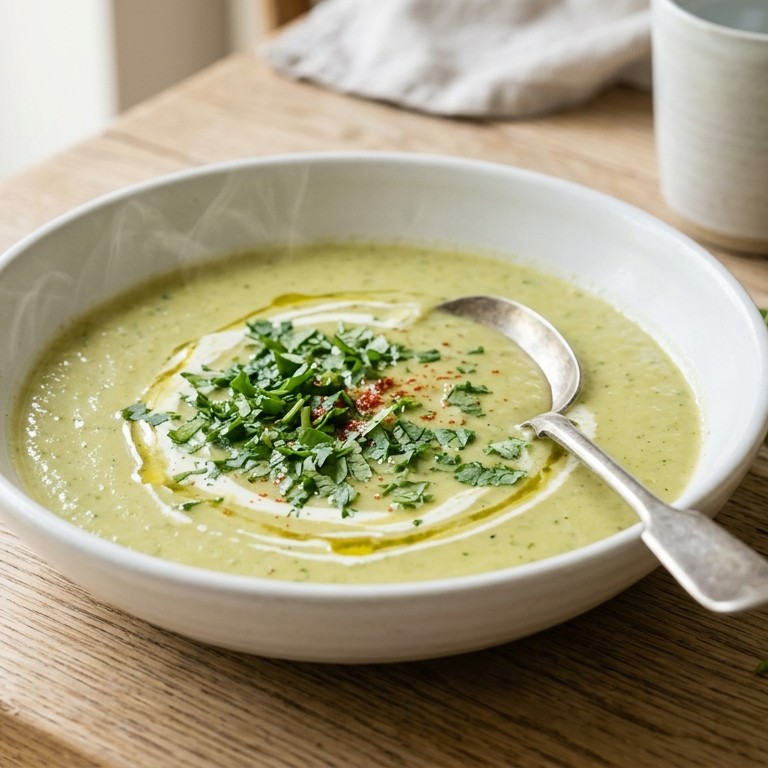 Courgette-koriandersoep recept