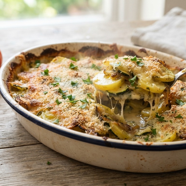Courgette-krieltjesschotel recept