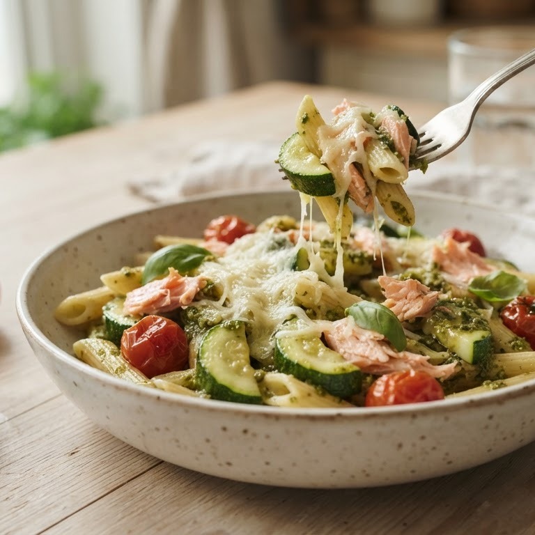 Courgette met pasta recept