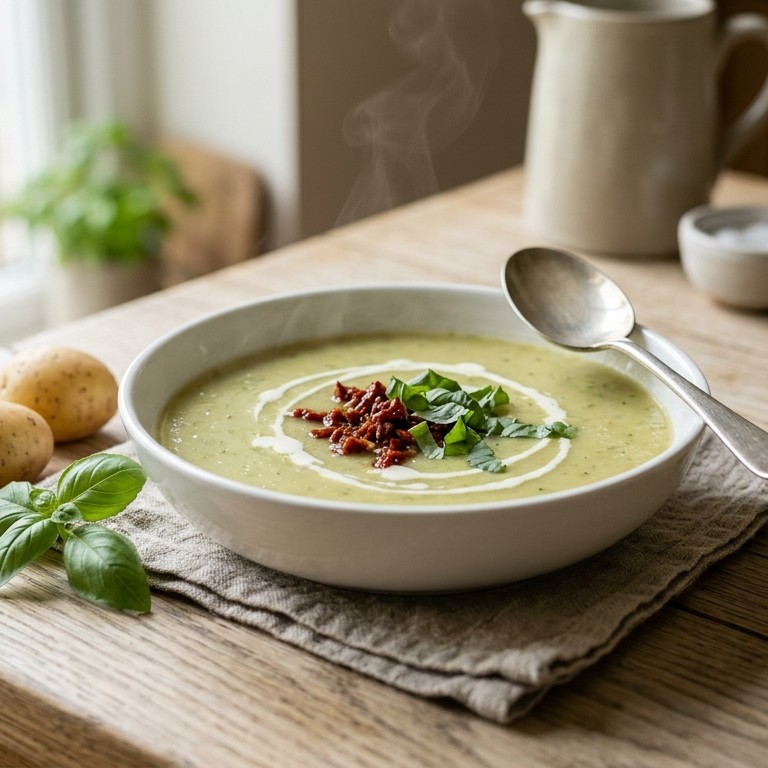 Courgette-sjalottensoep recept