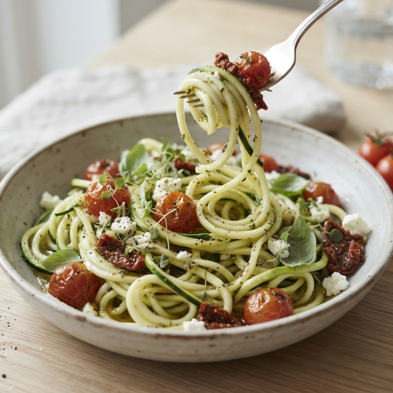 Courgette spaghetti recept