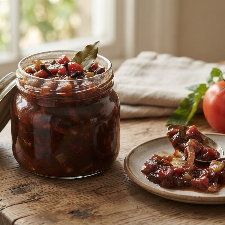 Courgette-tomatenchutney recept
