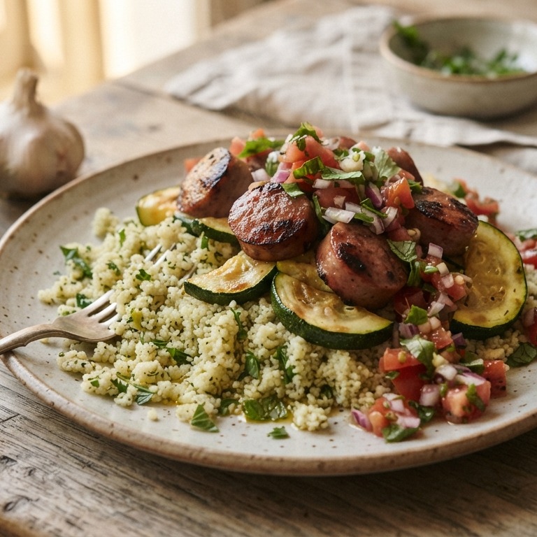 Courgettes met couscous recept
