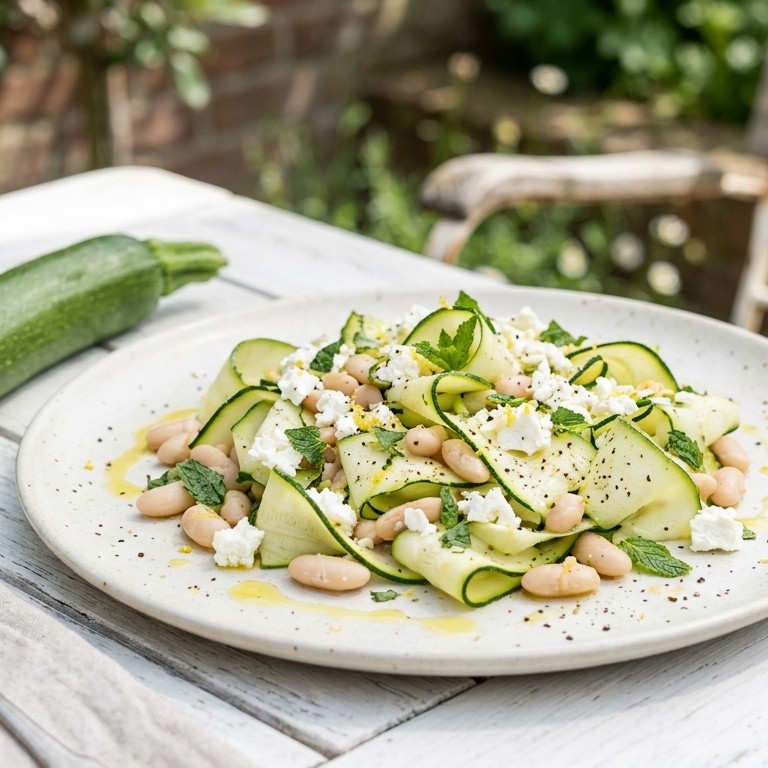 Courgettesalade recept
