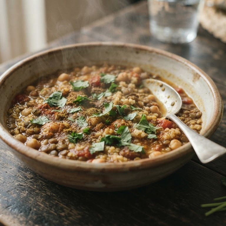 Couscous-linzensoep recept