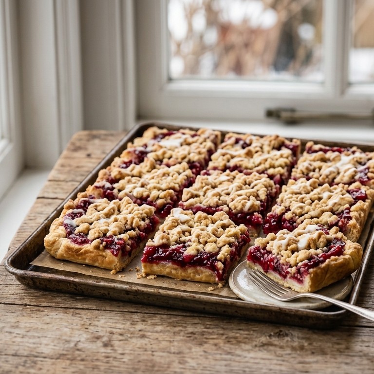 Cranberry kruimeltaart recept