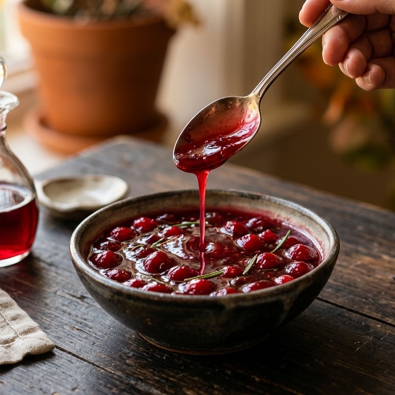 Cranberry-rozemarijnsaus recept