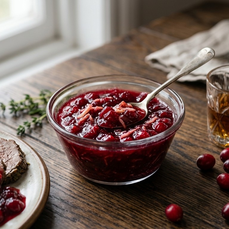 Cranberrysaus met mierikswortel recept