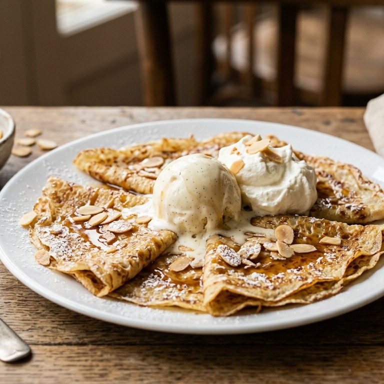 Crepes met ijs recept