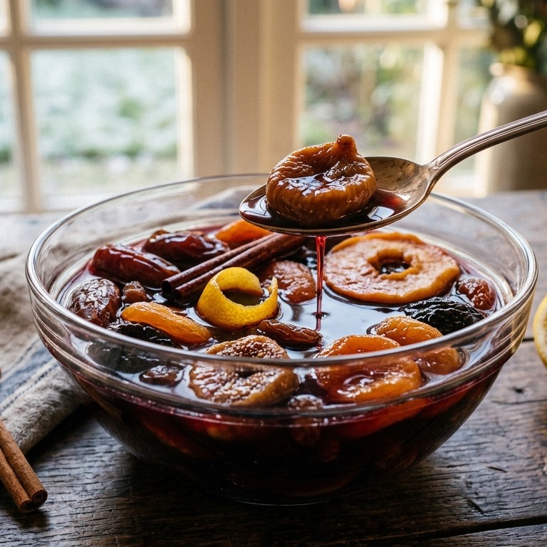 Dadels en vijgen met vruchten recept
