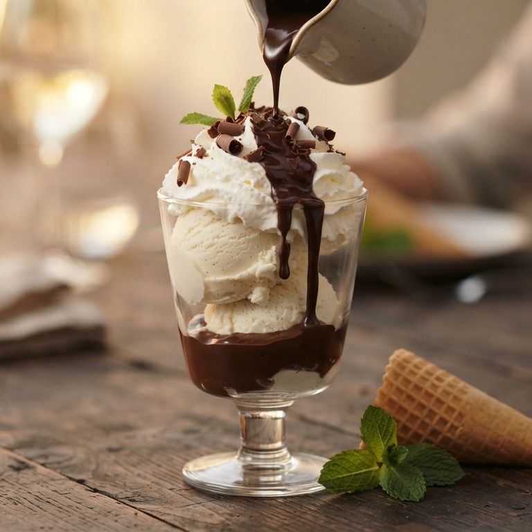 Dame Blanche recept