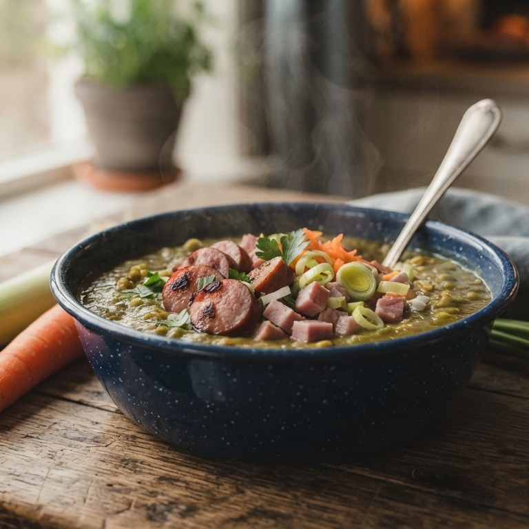 De lekkerste erwtensoep van Ria recept