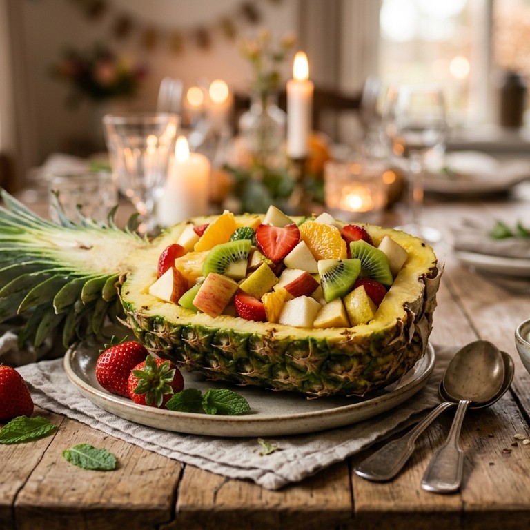 De romantische ananas recept