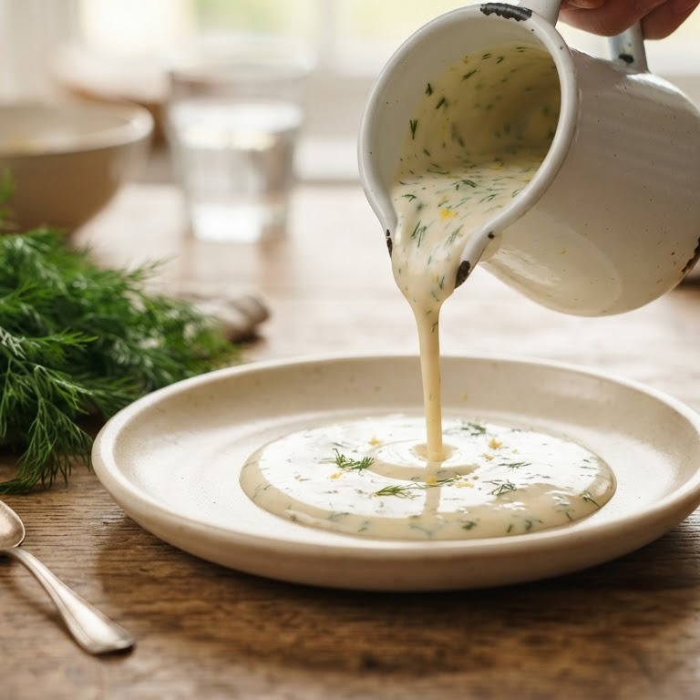Dille-citroensaus recept