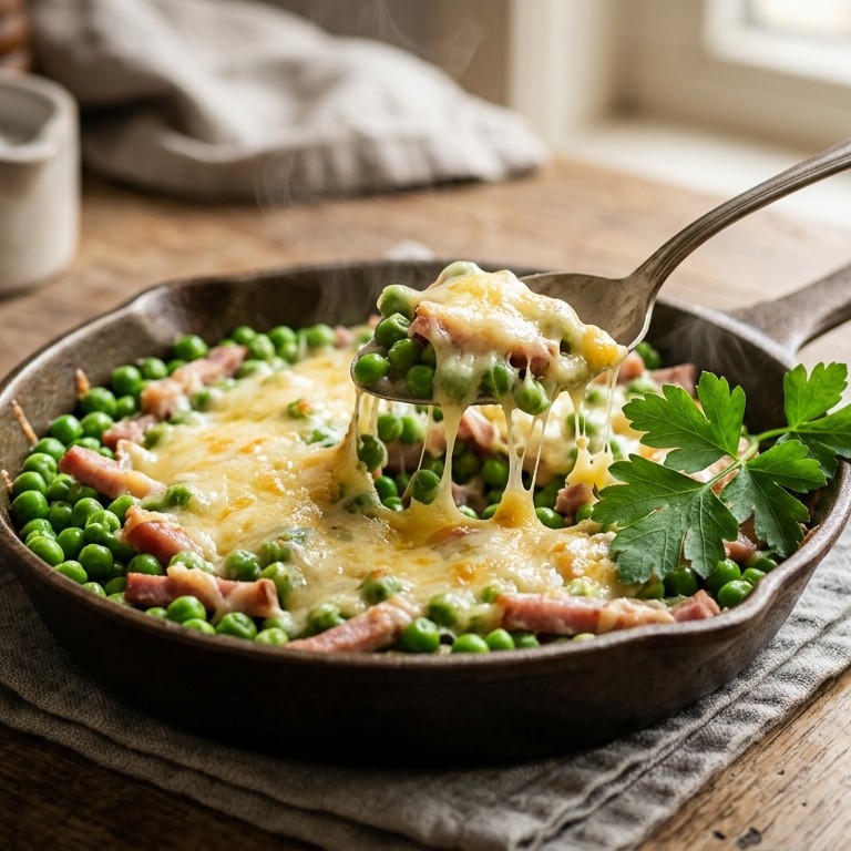 Doperwten ham-kaas recept