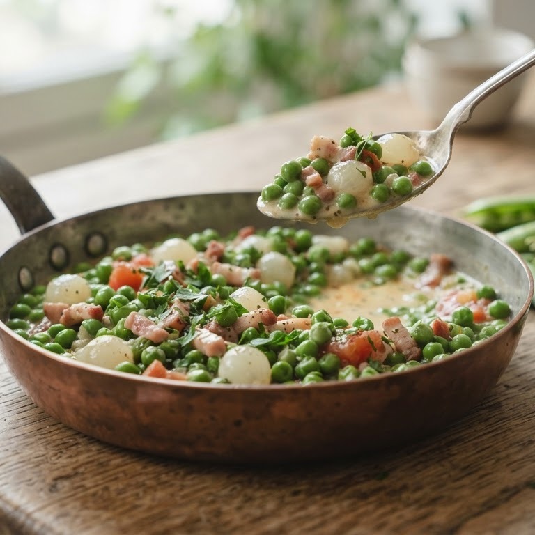 Doperwtjes a la francaise recept