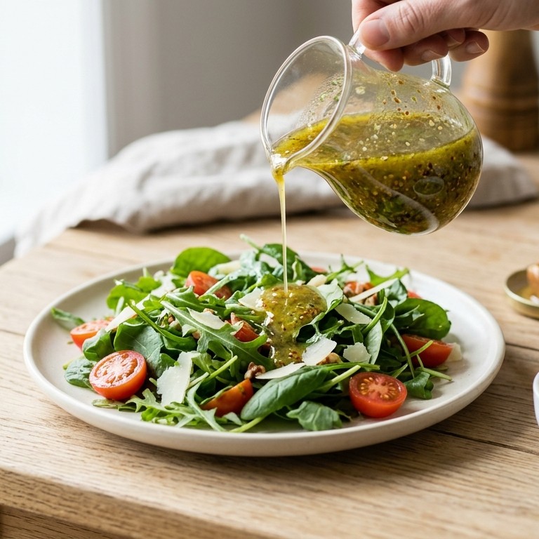 Dressing voor de carpaccio of voor een salade recept