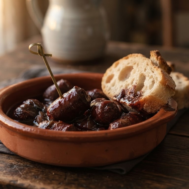 Dronken worstjes (Tapas) recept