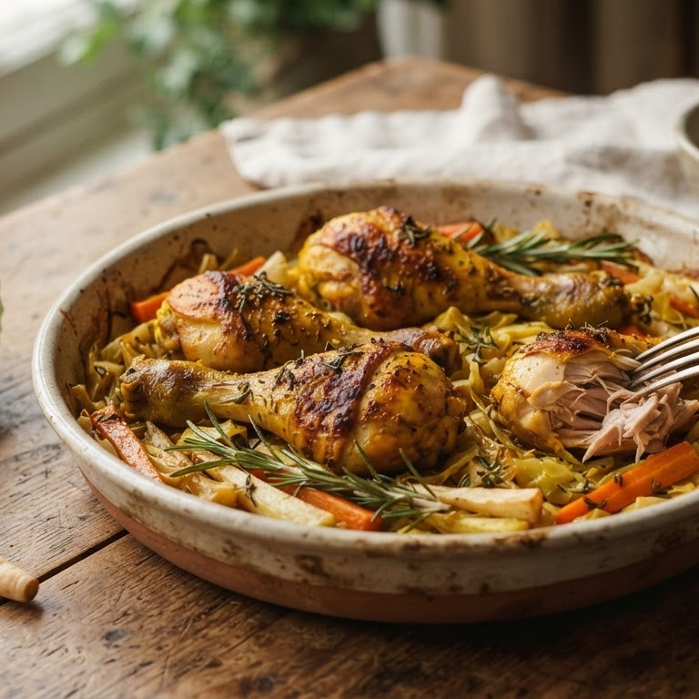 Drumsticks met spitskool recept