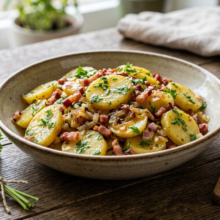 Duitse aardappelsalade recept