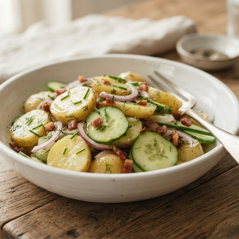 Duitse aardappelsalade recept