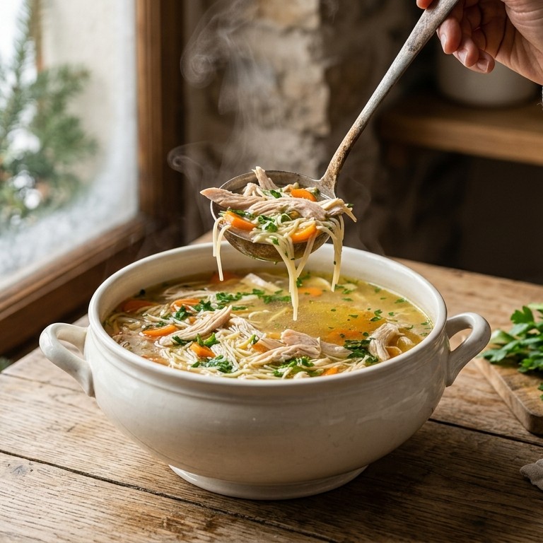 Echte kippensoep recept