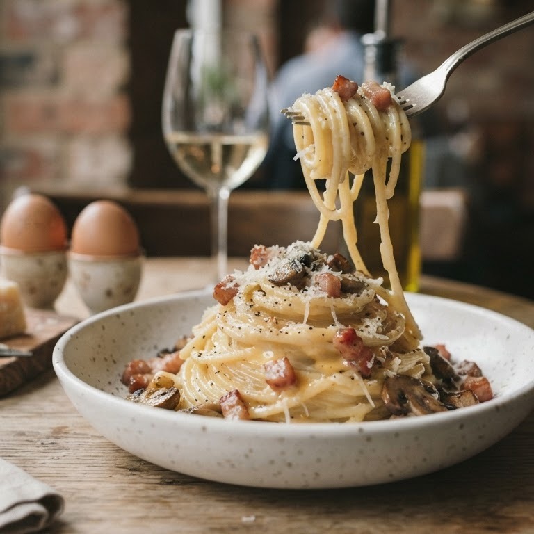 Echte pasta carbonara recept