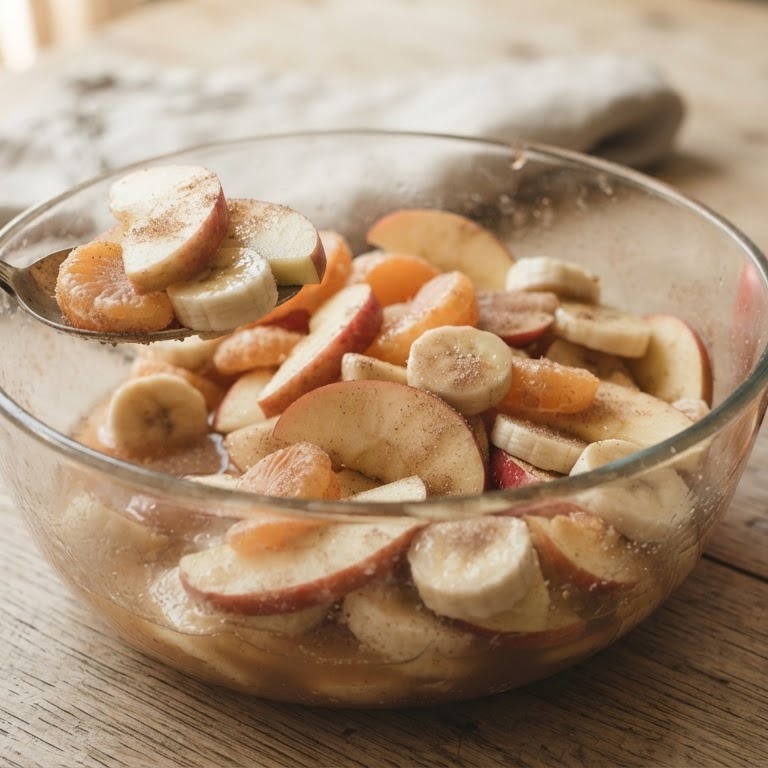 Eenvoudige fruitschotel recept