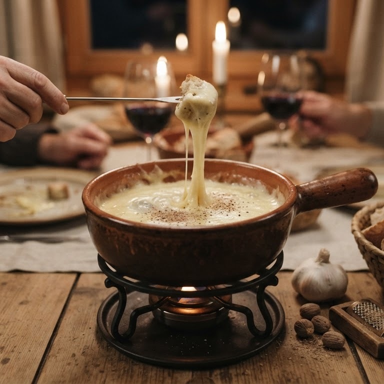 Eenvoudige kaasfondue recept