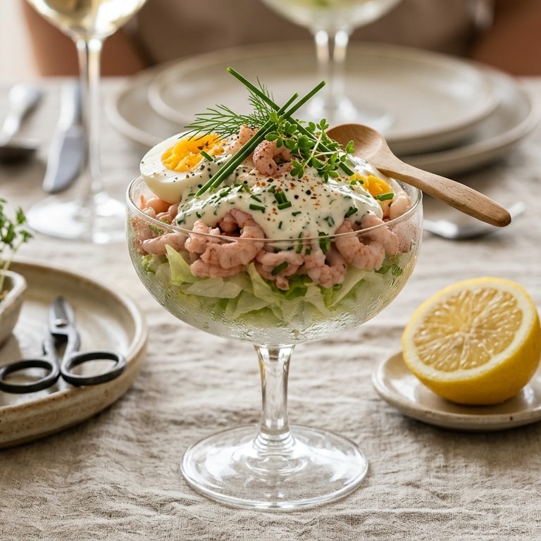 Ei-garnalencocktail recept