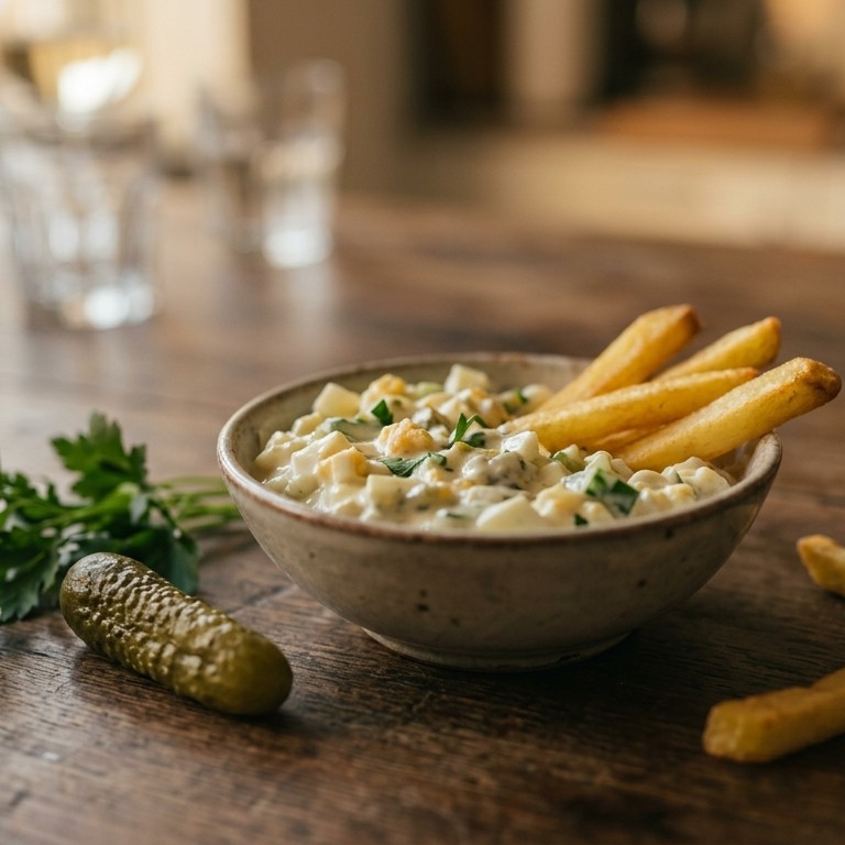 Eierfritesaus recept