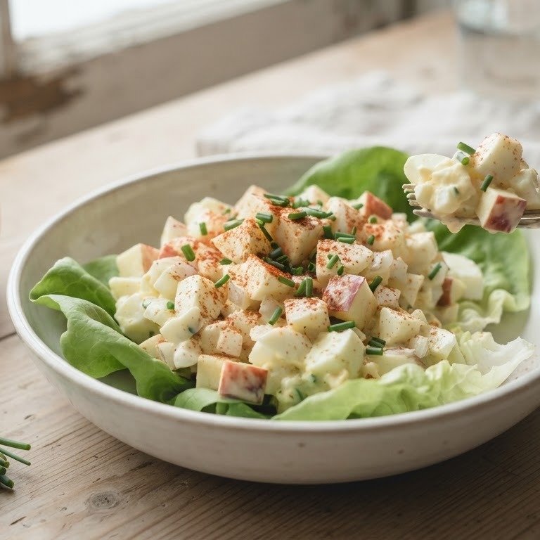 Eiersalade met appel recept