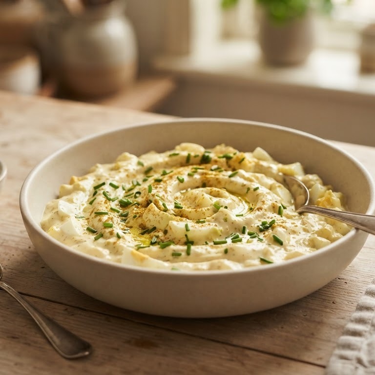 Eiersalade met Griekse yoghurt recept