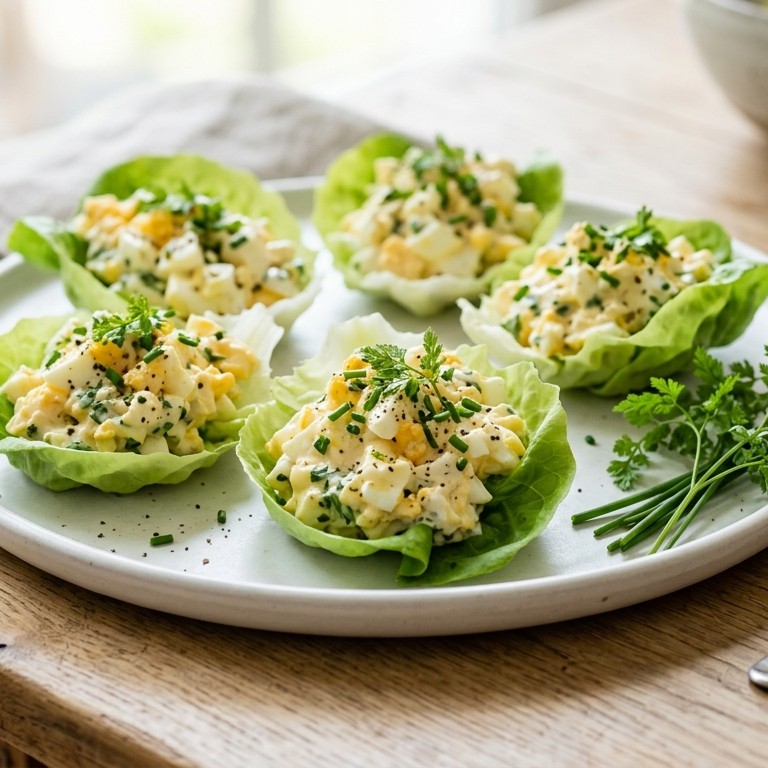 Eiersalade met honing en fijne kruiden recept