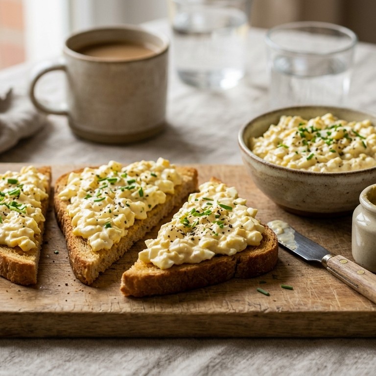 Eiersalade voor op toast recept